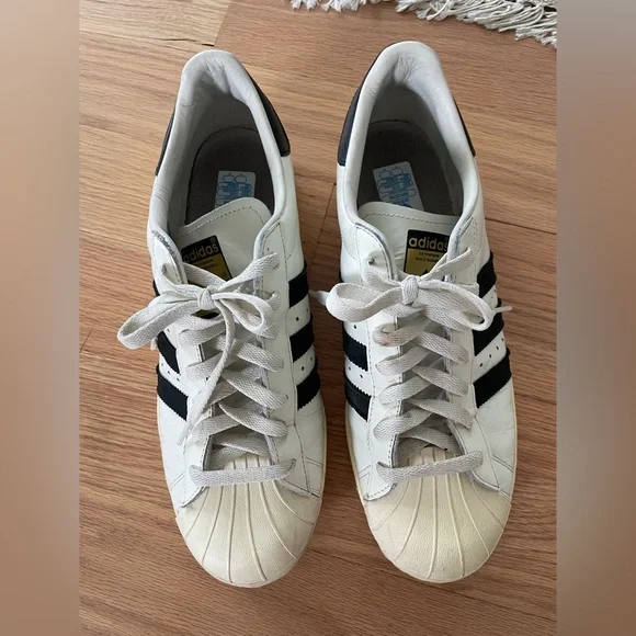 Adidas Superstar 80s DLX Sneaker - Vintage White & Black - 10.5 - Picture 3 of 14